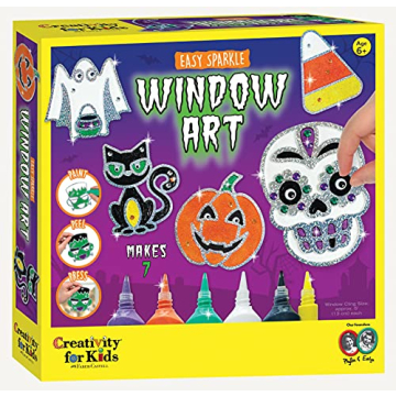 Creativity for Kids Halloween Window Art - Craft Your Own Suncatchers
