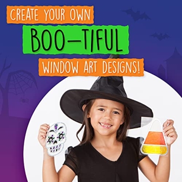 Halloween Crafts for Kids - Reusable Window Art Kits