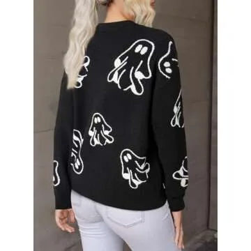 Dokotoo Women's Cozy Halloween Sweater for Fall 2024