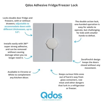 Secure Your Fridge with Qdos Safety Lock for Kids  We love it!