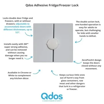 Secure Your Fridge with Qdos Safety Lock for Kids  We love it!