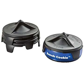 Rockler Bench Cookies Finishing Cones (4-Pack) – Fits Snugly Over Work Grippers for a Fail-Safe Project Finishing System - Cones Nest for Easy Storage - Router Accessories