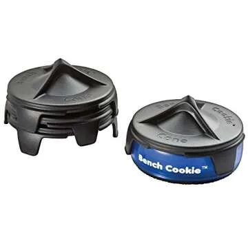 Rockler Bench Cookies Finishing Cones (4-Pack) – Fits Snugly Over Work Grippers for a Fail-Safe Project Finishing System - Cones Nest for Easy Storage - Router Accessories