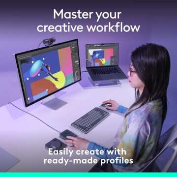 Logitech MX Creative Console for Graphic Design & Video Editing