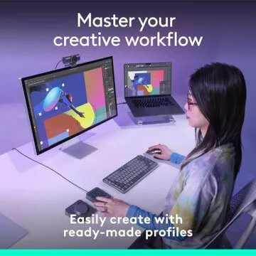 Logitech MX Creative Console for Graphic Design & Video Editing