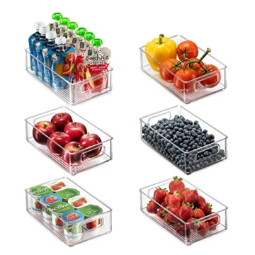 Set of 8 Versatile Organizer Bins for Kitchen & Home