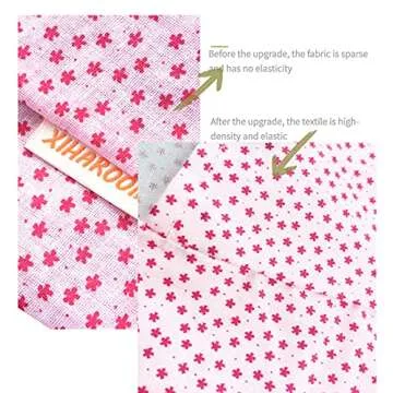 Puppy Dog Cute Princess Elegant Floral Dress,Cotton Lace Skirt with Bowknot for Small Dogs Cats （Pink XXXS）