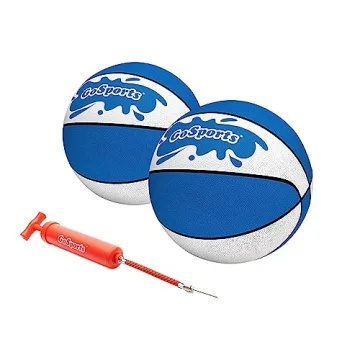 GoSports Water Basketballs 2 Pack - Choose Between Size 3 and Size 6, Great for Swimming Pool Basket...