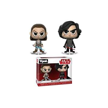 Funko Vynl: Star Wars - Rey & Kylo Ren Collectible Figure Set, Vibrant Design