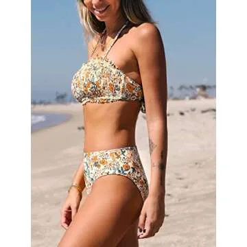 Stylish CUPSHE Bikini Set for Women - Floral Print & Comfortable