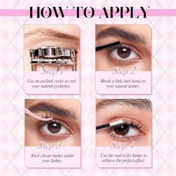 FADLASH DIY Lash Extension Kit Individual Lashes Cluster D Curl Eyelash Extension Kit with Lash Bond and Seal and Lash Applicator Tool for Self Application at Home (40D-0.07D-12-18MIX KIT)