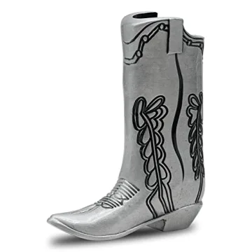 Stylish Cowboy Boot Lighter Case for Mini Bic by HMC
