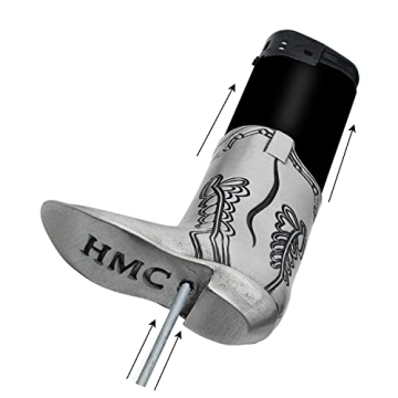 Stylish Cowboy Boot Lighter Case for Mini Bic by HMC