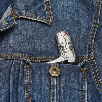 Stylish Cowboy Boot Lighter Case for Mini Bic by HMC
