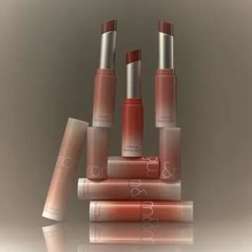 rom&nd Glasting Melting Balm 3.5g (7Colors), Glossy, Plumping Lips, Moisture, Translucent, Water Bomb, High Pigmented, Vegan (10 NU BEIGE)
