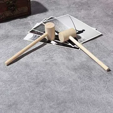 Mini Wooden Hammers for Kids - Versatile Play & Fun