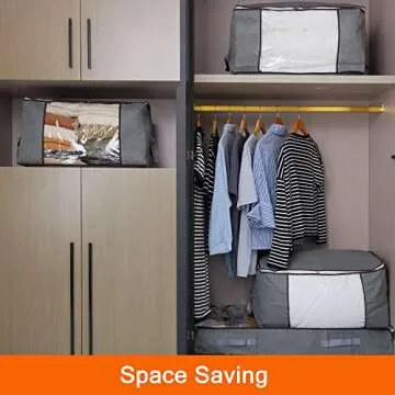 Vieshful 90L Clothes Storage Bags for Smart Organization