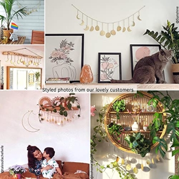 Moon Phase Wall Decor Handmade Celestial Art for Home