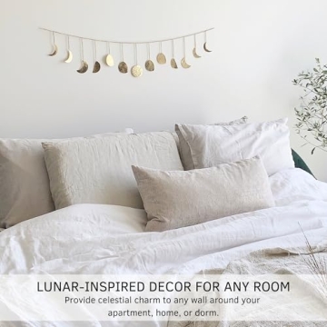 Moon Phase Wall Decor Handmade Celestial Art for Home