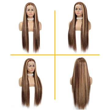 Ombre Highlight Lace Front Wig | 13x4 Glueless and Natural Look 22"
