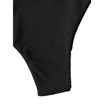 Floerns Women's Stylish Tie Back Ruched Bandeau Bikini