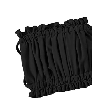 Floerns Women's Stylish Tie Back Ruched Bandeau Bikini