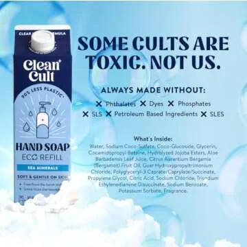 Gentle Cleancult Liquid Hand Soap Refill for Sensitive Skin
