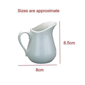 Mini Ceramic Pitcher 4 oz (125ml) 3.3" high very small