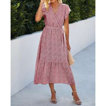 Elegant BTFBM Women Summer Midi Dress for All Occasions