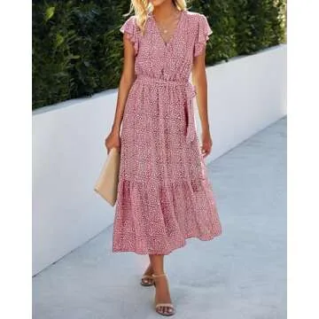 Elegant BTFBM Women Summer Midi Dress for All Occasions