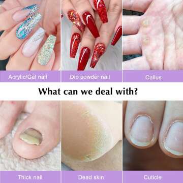 Portable COSLUS Nail Drill Kit for Perfect Nails