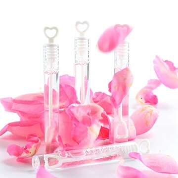 150 Piece Mini White Heart Bubble Wand Party Favors,Perfect for Wedding,Engagement,Anniversary,Valentine's Day,Graduation,Celebrations,Birthday,Special Festival,Sweet Gift for Couple Boys and Girls