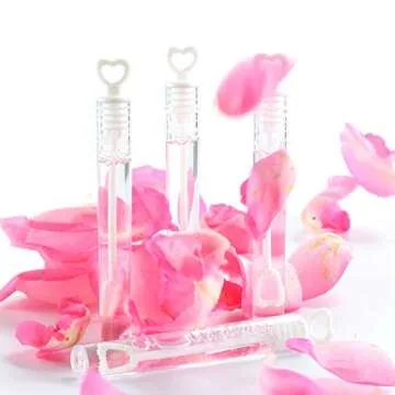 150 Piece Mini White Heart Bubble Wand Party Favors,Perfect for Wedding,Engagement,Anniversary,Valentine's Day,Graduation,Celebrations,Birthday,Special Festival,Sweet Gift for Couple Boys and Girls