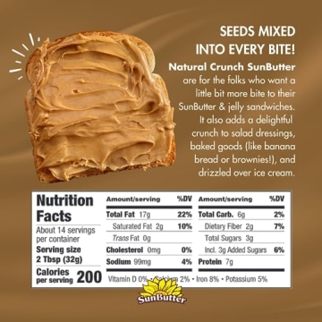 SunButter Natural Crunch: Delicious Sunflower Seed Butter