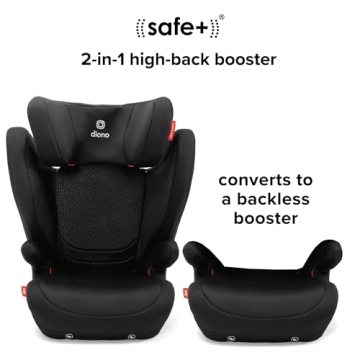 Diono Monterey 4DXT Latch Booster Seat for Big Kids Safety
