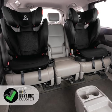 Diono Monterey 4DXT Latch Booster Seat for Big Kids Safety