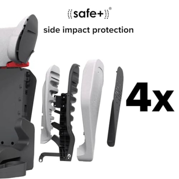 Diono Monterey 4DXT Latch Booster Seat for Big Kids Safety