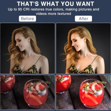 Yarrashop 10.5'' Desk Ring Light with Adjustable Stand