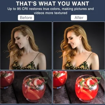 Yarrashop 10.5'' Desk Ring Light with Adjustable Stand