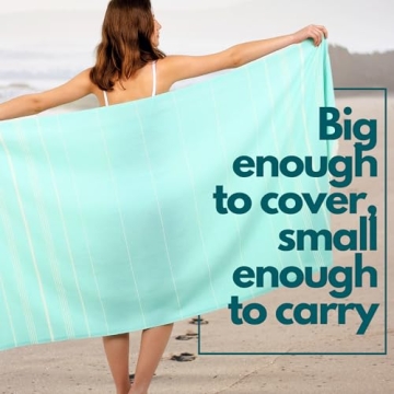PAMUKLU Cloud Oversized Lightweight Turkish Towel - Quick Dry