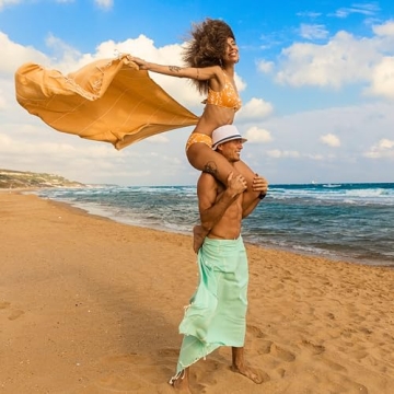 PAMUKLU Cloud Oversized Lightweight Turkish Towel - Quick Dry