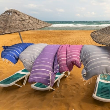 PAMUKLU Cloud Oversized Lightweight Turkish Towel - Quick Dry