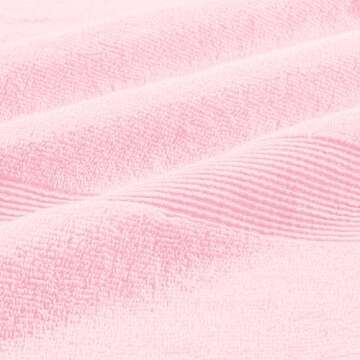 Belizzi Home 8 Piece Towel Set 100% Ring Spun Cotton, 2 Bath Towels 27x54, 2 Hand Towels 16x28 and 4...