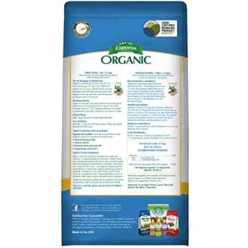 Espoma Organic Soil Acidifier Soil Amendment; Lowers Soil pH and Turns Hydrangeas Blue! Contains Ele...