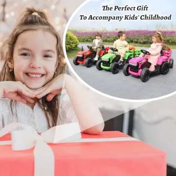 TOBBI Electric Ride On Toy Tractor for Kids - Fun & Safe!