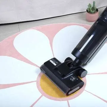 Sunflower Round Rug - Super Soft and Cute for Kids