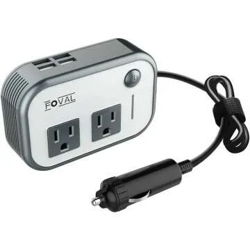 FOVAL 200W Car Power Inverter for Laptop Charging
