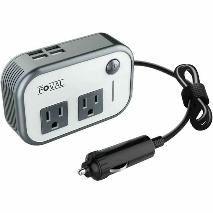 FOVAL 200W Car Power Inverter for Laptop Charging