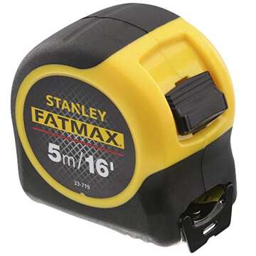 STANLEY FATMAX Classic Tape with Blade Armor, 5m/16ft