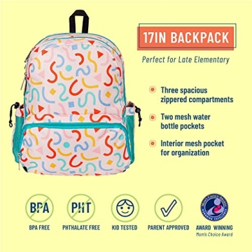 Wildkin 17-Inch Kids Backpack for School & Travel